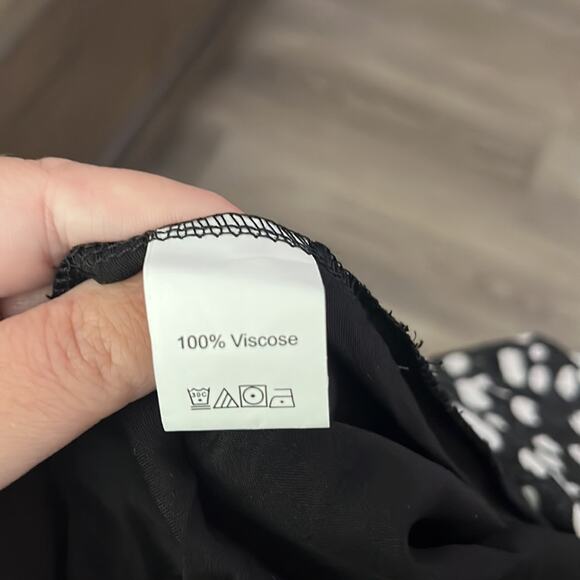 Kirundo Black and White Embroidered Tunic Dress Size Medium - Picture 10 of 10